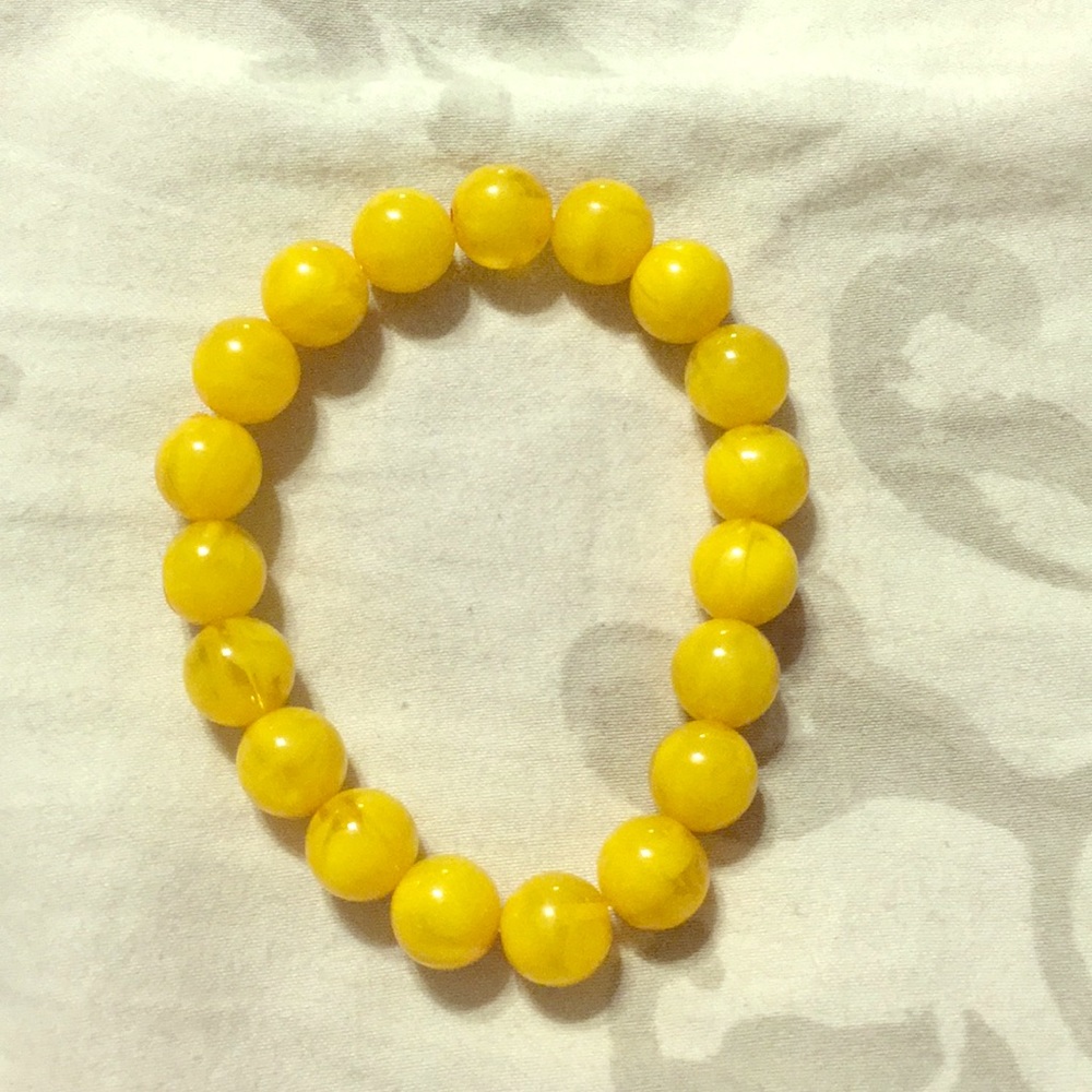 Yellow bracelet